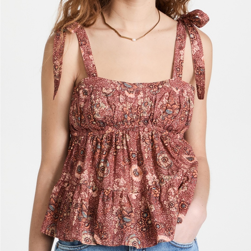 Ulla Johnson Syma Top in Rosebud Size 4